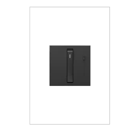 adorne Whisper Tru-Universal 700W Single-Pole/3-Way LED/Halogen/MLV/Fluorescent/ELV/CFL Dimmer with Microban, Graphite - 91004632517