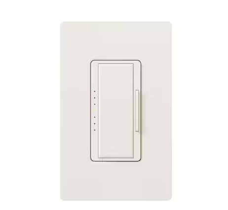 Maestro Dimmer Switch for Incandescent Bulbs, 1000-Watt Single-Pole/3-Way/Multi-Location, Biscuit (MSC-1000M-BI)