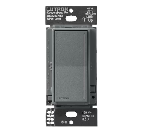 Sunnata Companion Dimmer Switch, only for use with Sunnata Pro LED+ Dimmer Switches, Slate (ST-RD-SL) - 91008975891