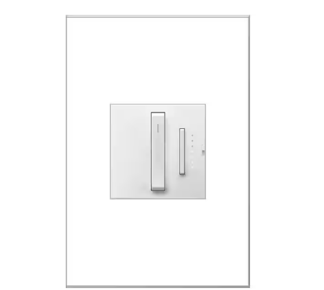 adorne Whisper Wireless Multi-Location Remote Universal Dimmer, White
