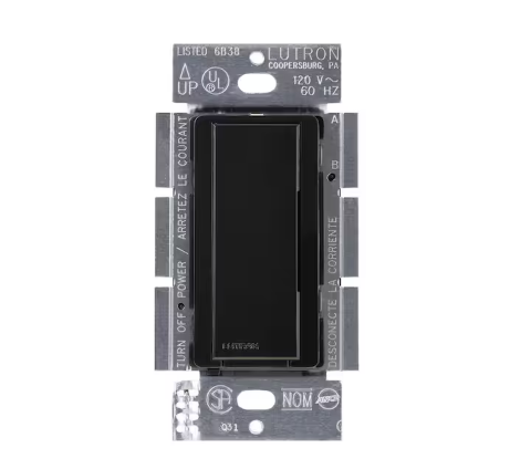 Maestro 8-Amp Multi-Location Companion Switch - Black