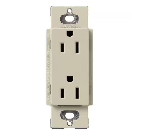 Claro 15 Amp Duplex Outlet, Clay (SCR-15-CY) - 91009501805