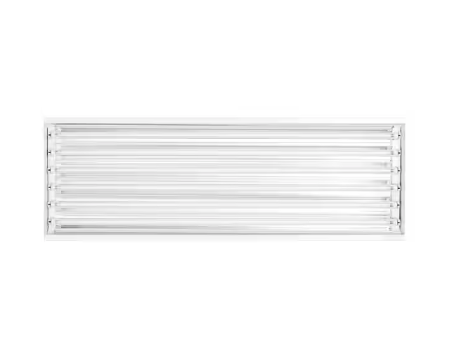 4 ft. 6-Light White LED High Bay 5000K (LED Tubes Included)