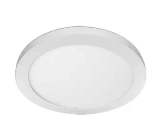 11 in. 12.5-Watt Dimmable White Integrated LED 875 Lumens Round Flat Panel Ceiling Flush Mount with Color Change 5CCT - 91009153898