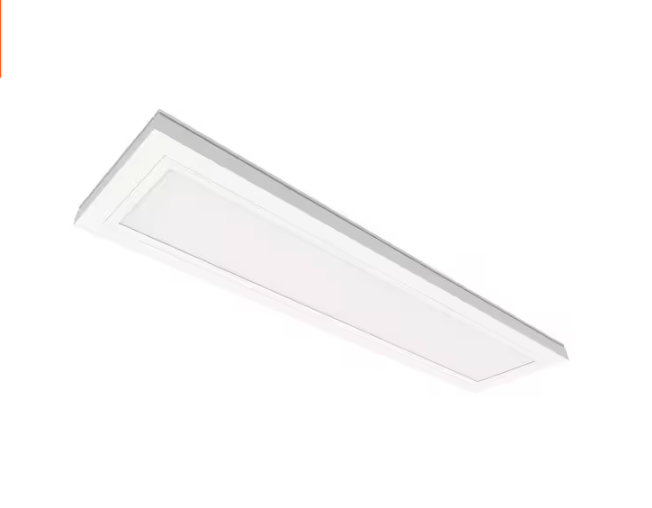 6 in. x 2 ft. 12.5-Watt Dimmable White Integrated LED 950 Lumens Flat Panel Ceiling Flush Mount with Color Change 5CCT - 91009154506