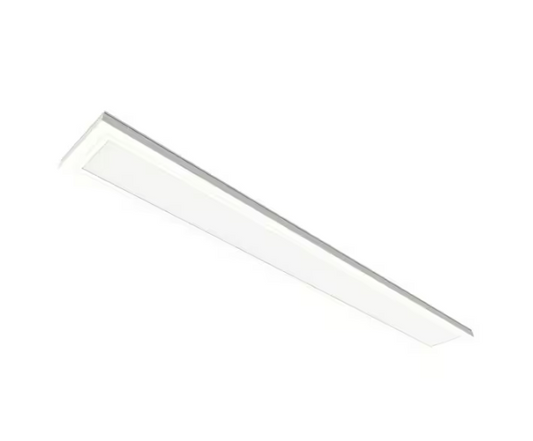 6 in. x 4 ft. 25-Watt Dimmable White Integrated LED 1900 Lumens Flat Panel Ceiling Flush Mount with Color Change 5CCT - 91009154618