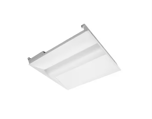 2 ft. x 2 ft. 100W Equivalent White Dimmable 3500K-4000K-5000K Integrated LED Troffer Light Fixture, upto 5000-Lumen,UL - 91010136588