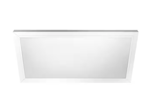 1 ft. x 2 ft. 25-Watt Dimmable White Integrated LED 2000 Lumens Flat Panel Ceiling Flush Mount with Color Change 5CCT - 91009154181