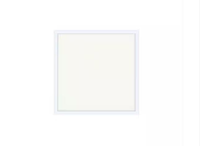 24 in. x 24 in. 20/30/35-Watt 2454-4044 Lumens White Integrated LED Flat Panel Backlit, Color Selectable 3500 4000 5000K - 91007025158