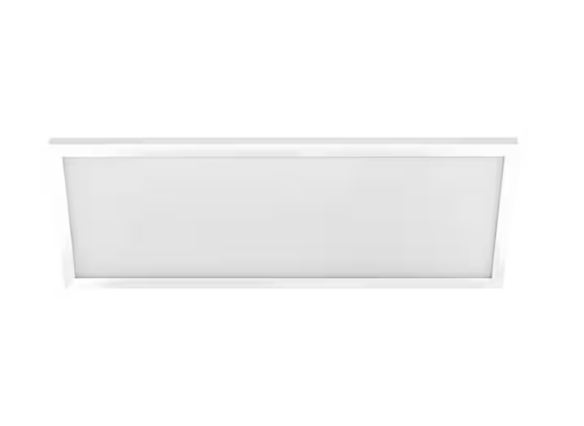 1 ft. x 4 ft. 50-Watt Dimmable White Integrated LED 4000K Bright White Edge-Lit Flat Panel Ceiling Flushmount - 91009421649