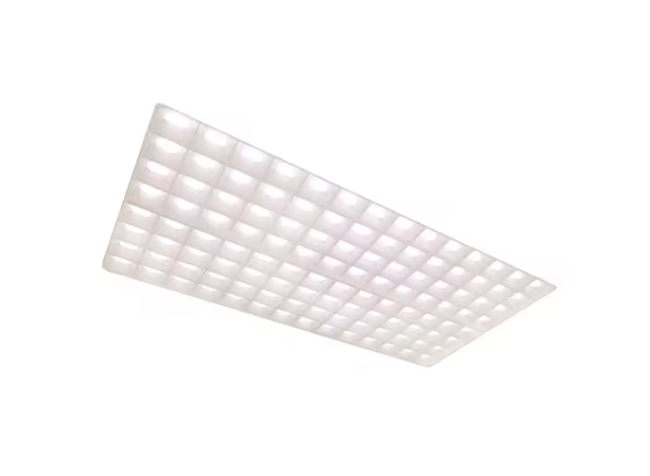 2 ft. x 4 ft. 5000 Lumens Integrated LED White Honeycomb Backlit Recessed Panel Light 4000K - 91009588600