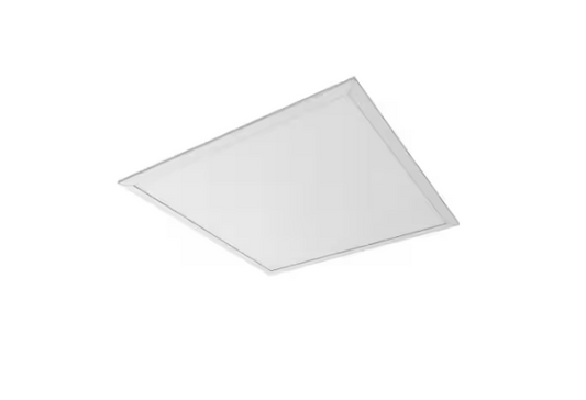 2 ft. x 2 ft. White Integrated LED Flat Panel Troffer Light Fixture at 3000 Lumens, 4000K Bright White - 91006782187