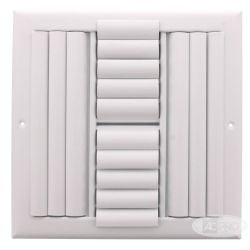Curved Blade Supply Register OBD 4-Way 16" x 16" - 926408