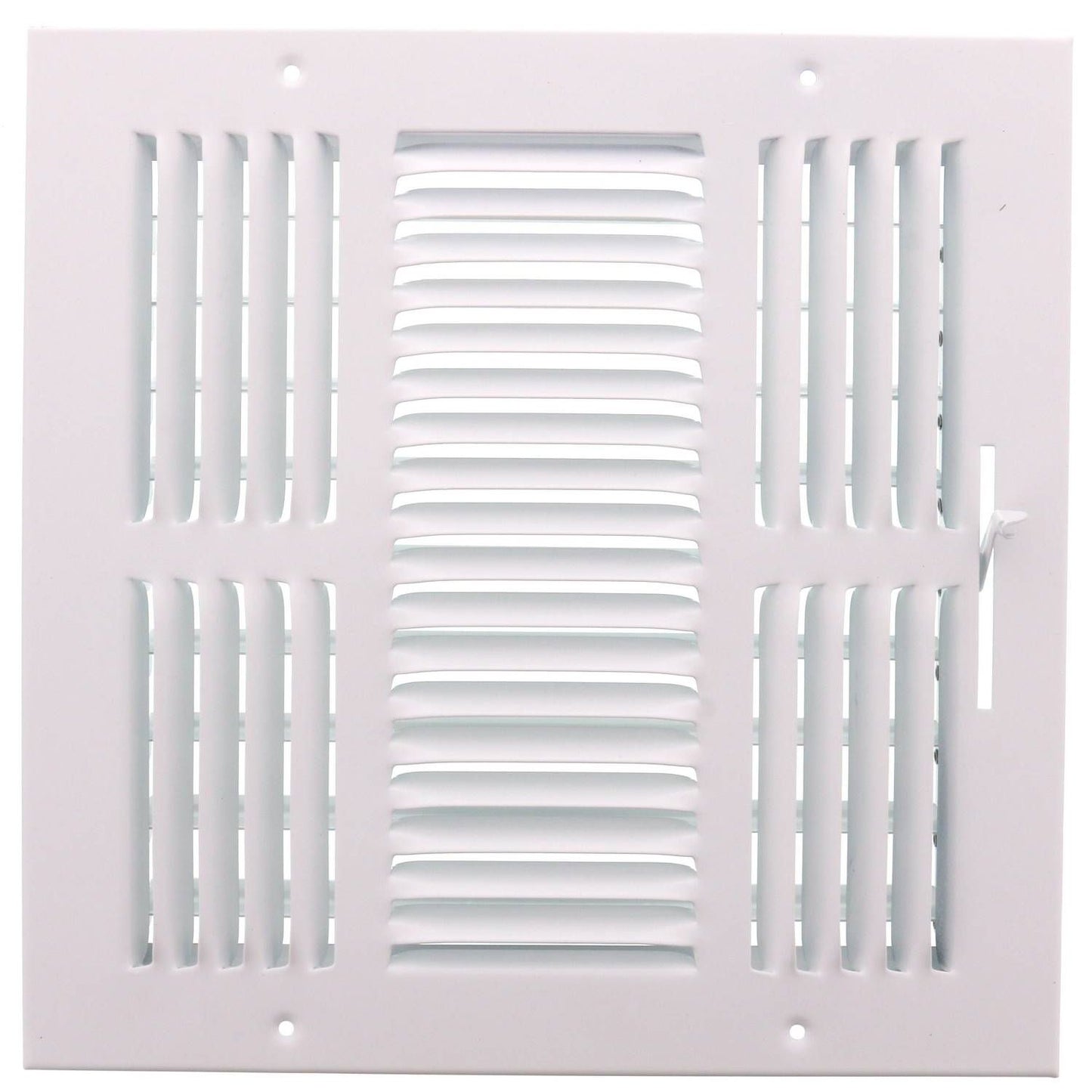 Stamped Curved Blade Supply Register 4 Way 10" x 10" - 93329