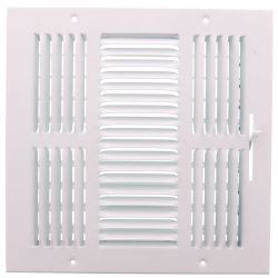 Stamped Supply Register 3 Way 14" x 14" - 914504