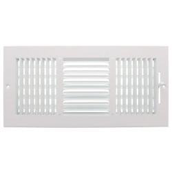 Stamped Supply Register 3 Way 12" x 6" - 9163