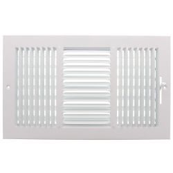 Stamped Supply Register 3 Way 14" x 8" - 9167