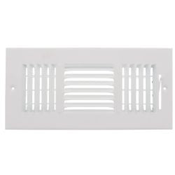 Stamped Supply Register 3 Way 8" x 4" - 9174