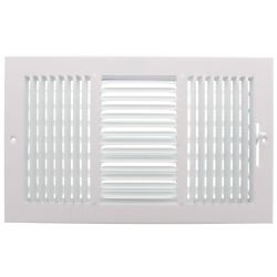 Stamped Supply Register 3 Way 10" x 8" - 9162
