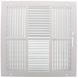 Stamped Supply Register 4 Way 16" x 16" - 9180