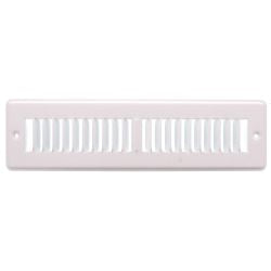 Stamped Floor Toe Space Grille White 2" x 14" - 911528