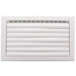 Curved Blade Supply Register MSD 1 Way 14" x 8" - 9834