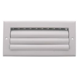 Curved Blade Supply Register MSD 1 Way 8" x 4" - 9842