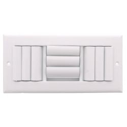 Curved Blade Supply Register MSD 3 Way 10" x 4" - 95371