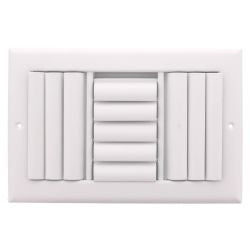 Curved Blade Supply Register MSD 3 Way 10" x 6" - 95308