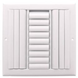 Curved Blade Supply Register MSD 3 Way 8" x 8" - 97134