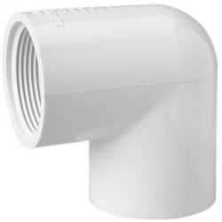 PVC UV Elbow 90° 3/4" SLIP x FIPT - 950061