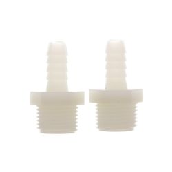 Nylon Barb Adapter MPT White 1/2" x 3/4" 2 Pack - 930877