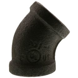 Black Iron Elbow 45° 1/2" - 936949