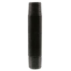 Black Iron Nipple 1/2" x 4" - 91848