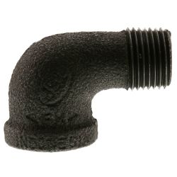 Black Iron Street Elbow 90° 1/2" - 91856