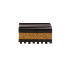 Rubber/Cork Anti-Vibration Pad 2" x 2" 50lb Max - 91216