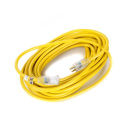 Lighted End Extension Cord 100 Feet 15 Amps 12GA - 934253