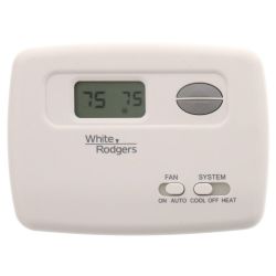 Non-Programmable Thermostat Battery Powered 1 Heat 1 Cool (HP/AC) - 934189