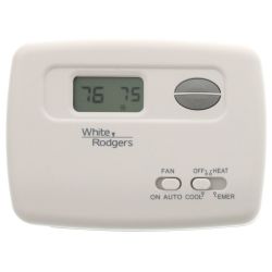 Non-Programmable Heat Pump Thermostat 2 Heat 1 Cool - 942572