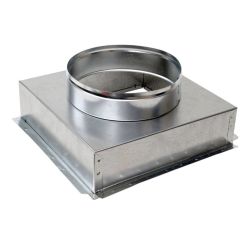 Ceiling Box 10x10x4" tall with 10" Collar Top 26GA - 980925