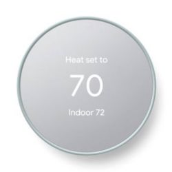 Programmable WiFi Thermostat 2 Heat 1 Cool or 1 Heat 2 Cool Snow White - 973857