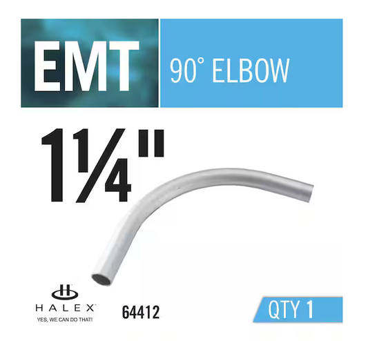 1-1/4 in. 90-Degree Electric Metallic Tube (EMT) Elbow - 9704865