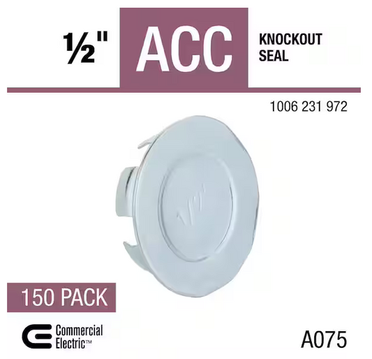 1/2 in. Knockout Seal (150-Pack) - 91006231972