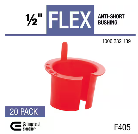 1/2 in. Flexible Metal Conduit (FMC) Anti-Short Bushing (20-Pack) - 91006232139