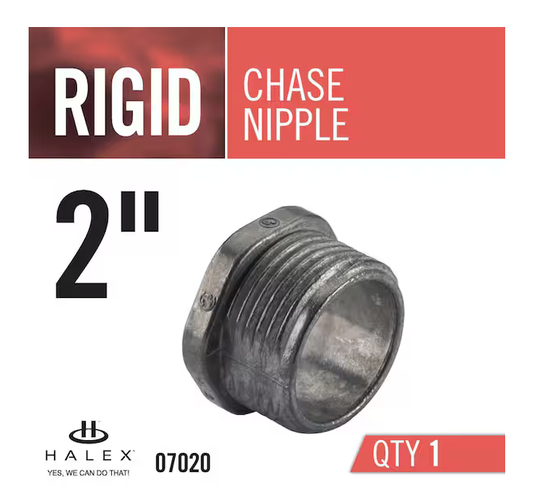 2 in. Rigid Conduit Chase Nipple - 9723459