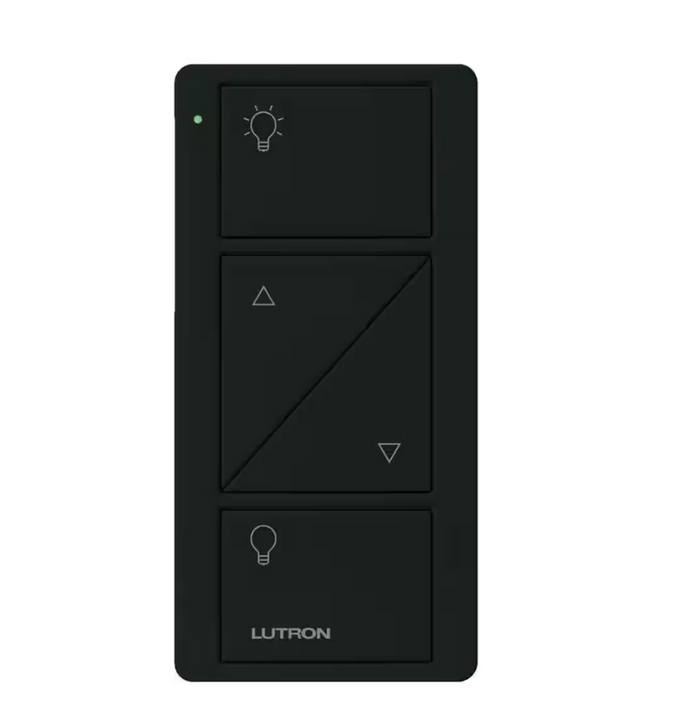 Pico Smart Remote (2-Button with Raise/Lower) for Caseta Smart Dimmer Switch, Black (PJ2-2BRL-GBL-L01) - 91002263845