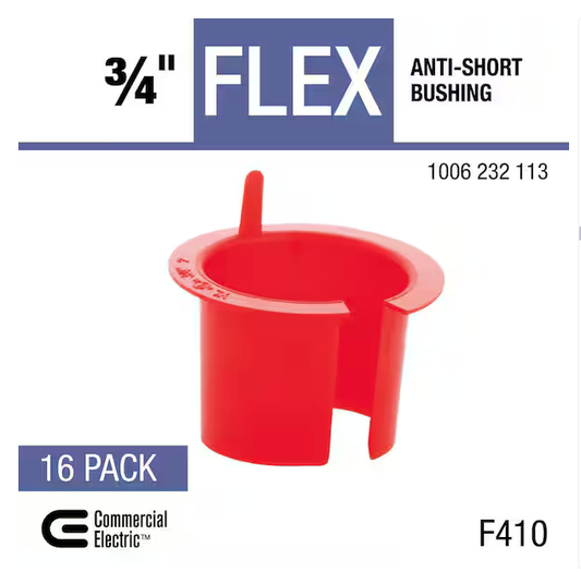 3/4 in. Flexible Metal Conduit (FMC) Anti-Short Bushing (16-Pack) - 91006232113