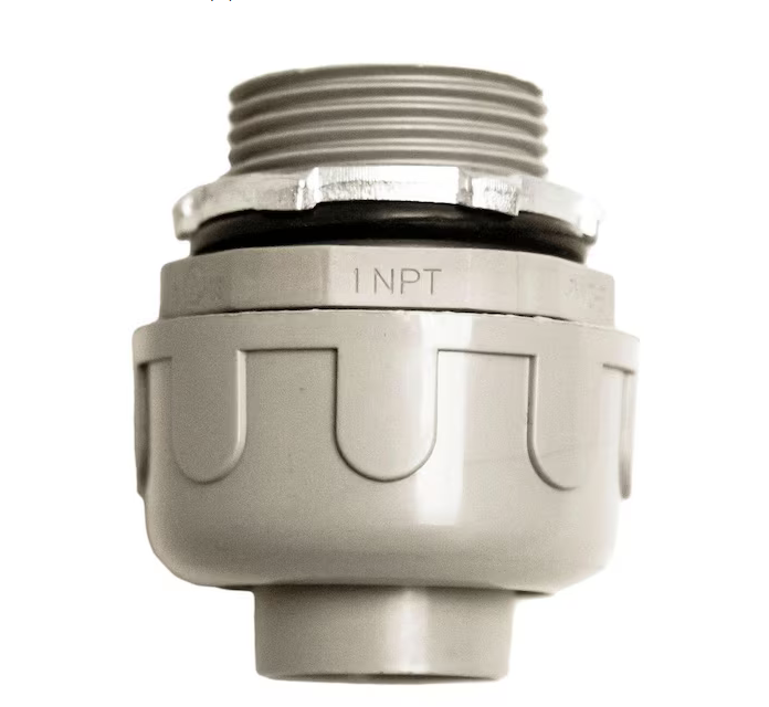 1 in. Liquidtite NM Straight PVC Conduit Fitting Connector