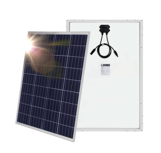 100-Watt Solar Panel 12-Volt Poly Battery Charger for Richsolar Poly - 91010734826