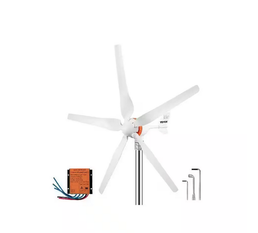 500-Watt Wind Turbine Generator with 5 Blades MPPT Controller - 91010494213